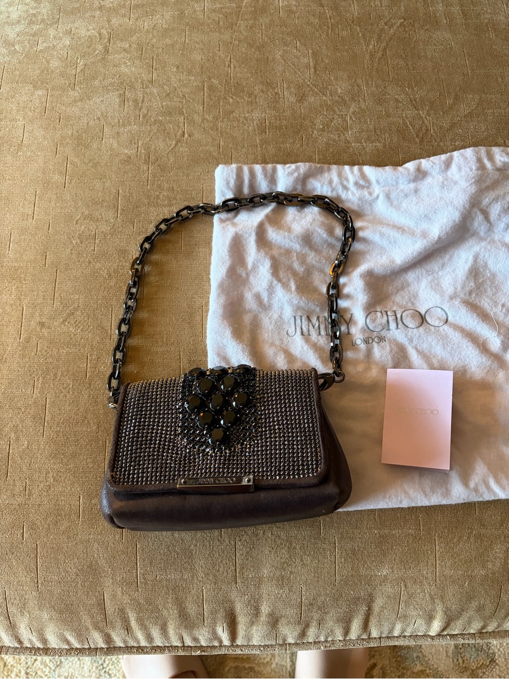 Jimmy Choo Cecile Chain Mini Shoulder Bag